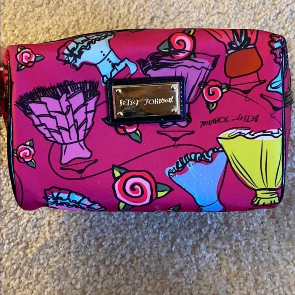Betsey Johnson cosmetics pouch
